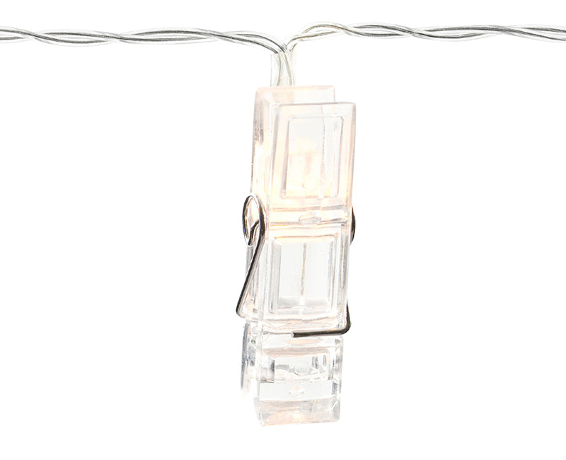 LED photo clips lights, clear