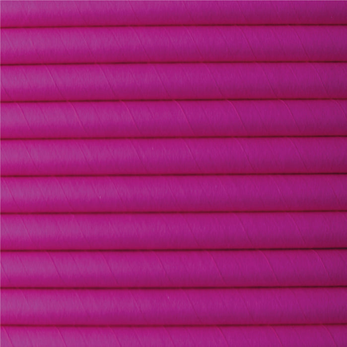 Plain Pink Straws
