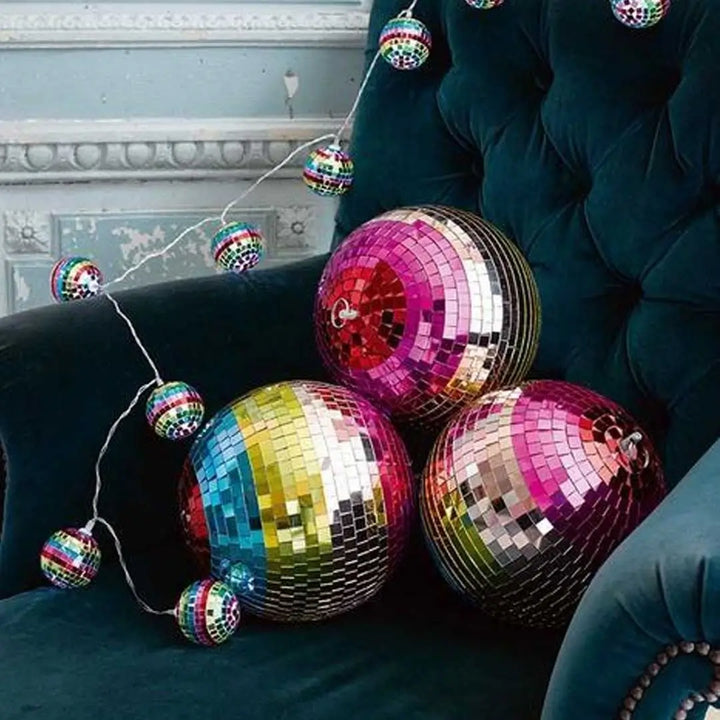 Boho Discoball String Lights 2