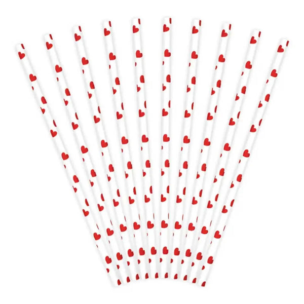 Paper Straws, red 1