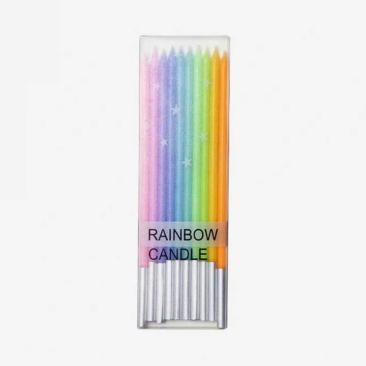 Rainbow Long Pole Candles 2