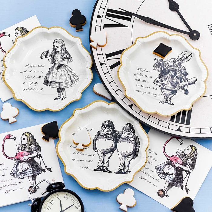 Truly Alice Paper Plates