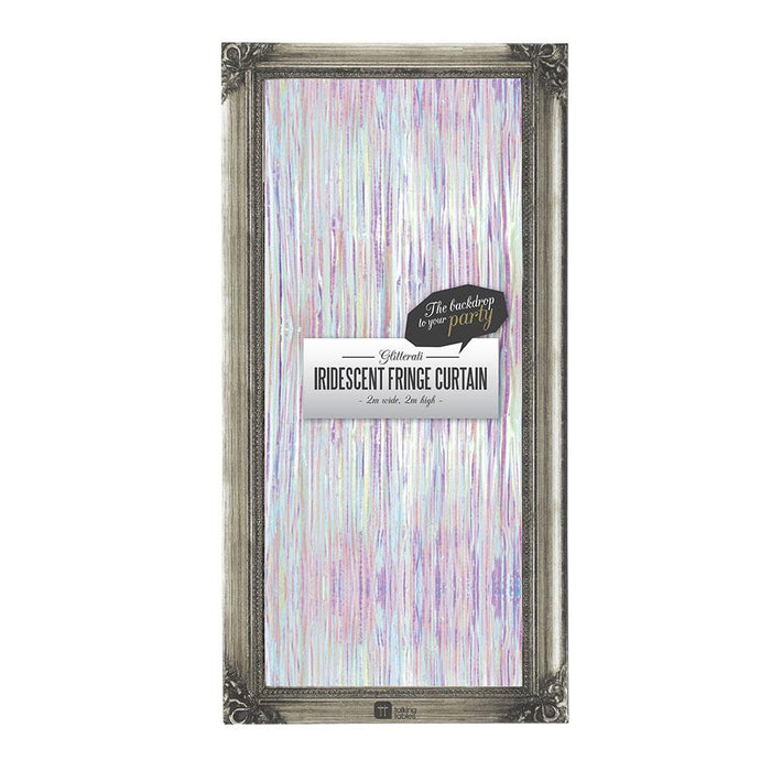 Glitterati Iridescent Fringe Curtain
