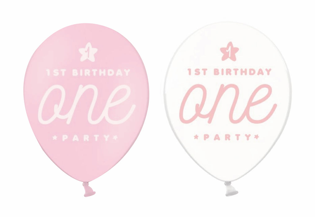 Strong Balloons One, 30cm, Pastel Baby Pink