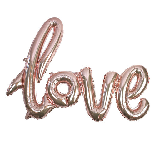 Truly Romantic Rose Gold Love Balloon