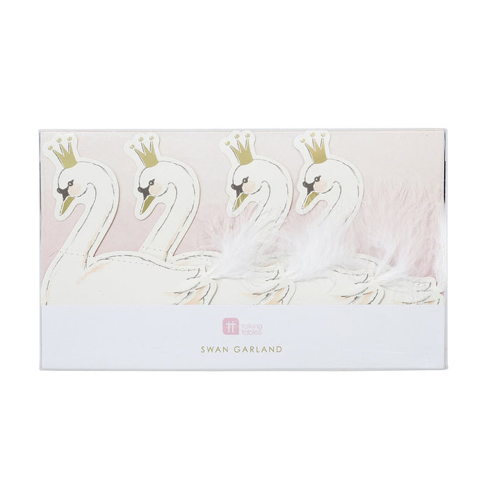 We Heart Swans Paper Garland