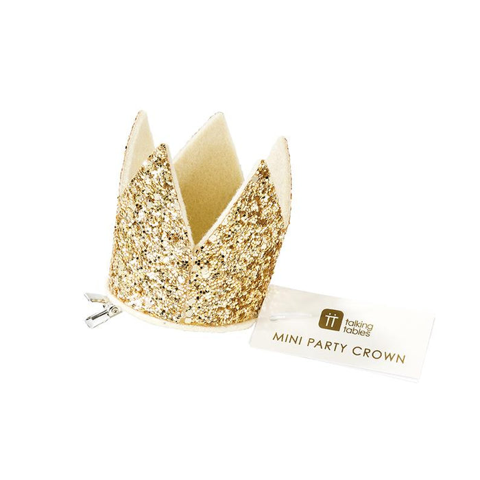 Mix & Match Gold Glitter Crown