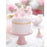 We Heart Pink Cake Toppers