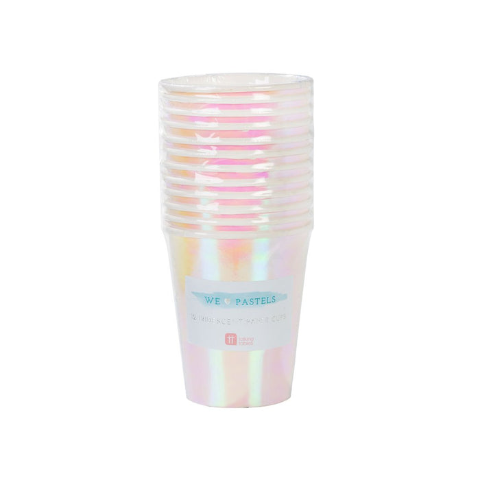 We Heart Pastels Iridescent Cups