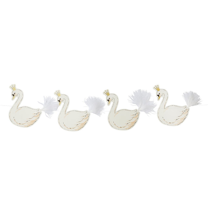 We Heart Swans Paper Garland
