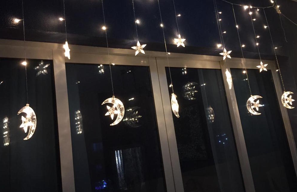 Star and Creseant Lights