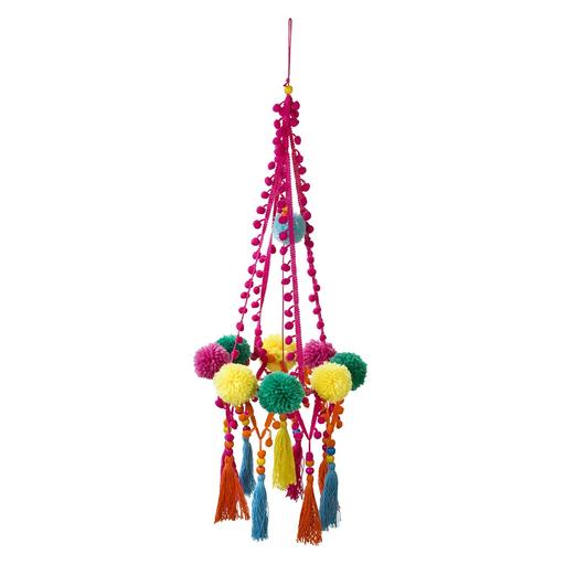 Boho Pom Pom Chandelier