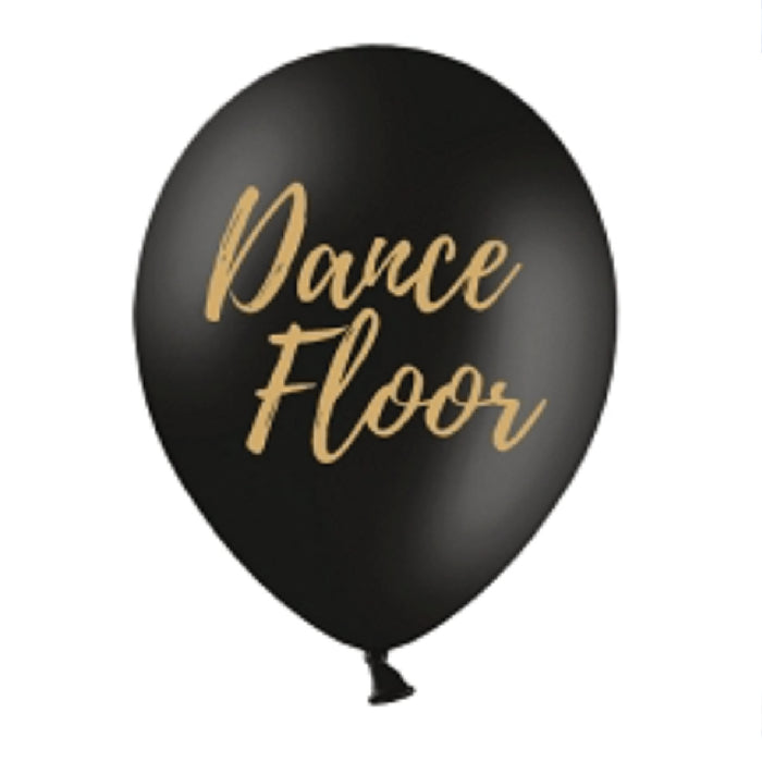 Balloons 30cm, Candy Bar, Chill, Dance Floor, Drinks, Photo Booth, Pastel Black