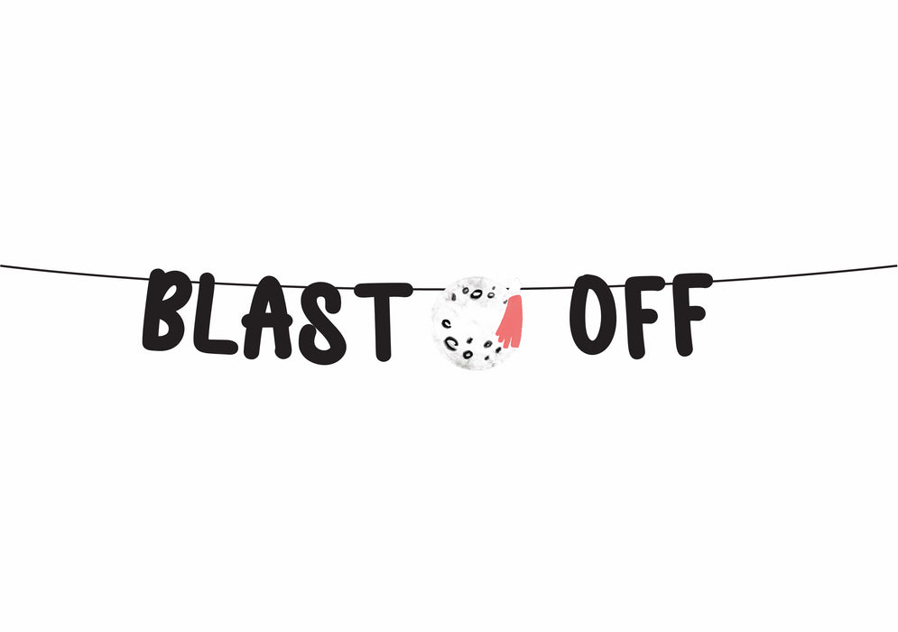 Blast Off decorative garland