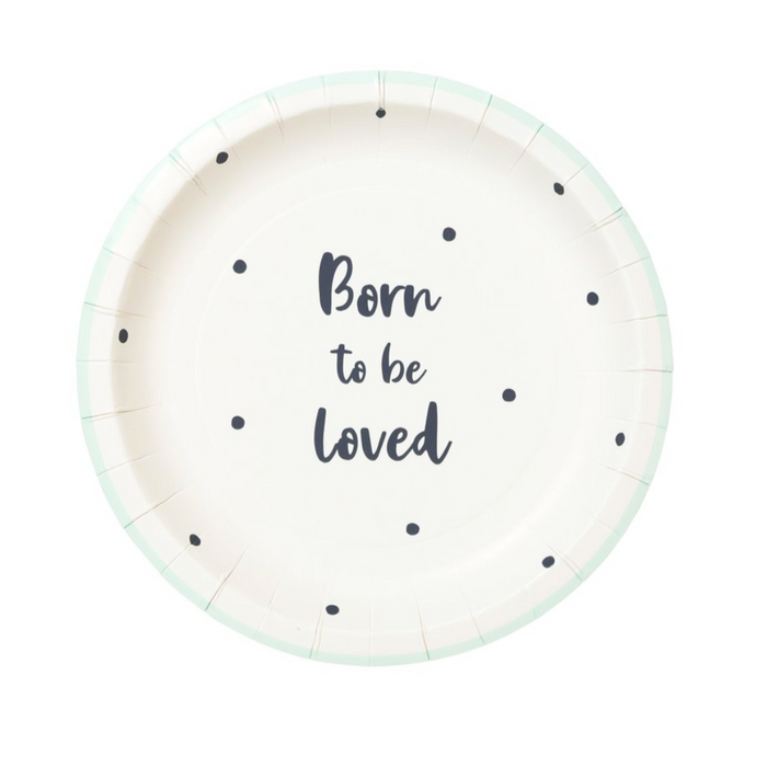 Born to be Loved Plates