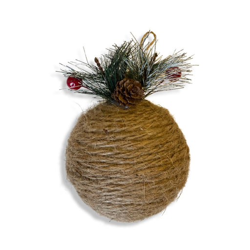 Jute ball Ornament