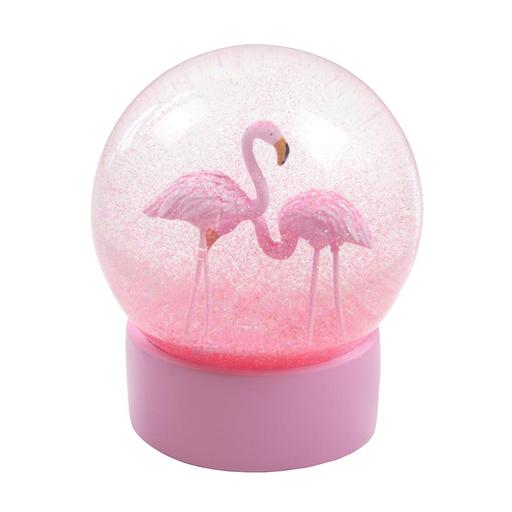 Flamingo Fun Snow Globe