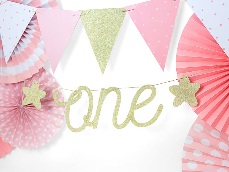 Banner 1st Birthday - One