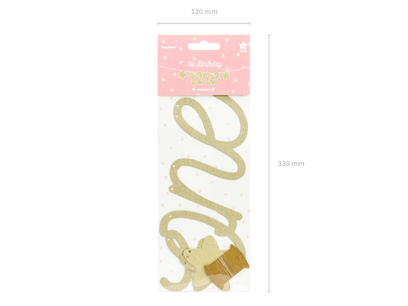 Banner 1st Birthday - One