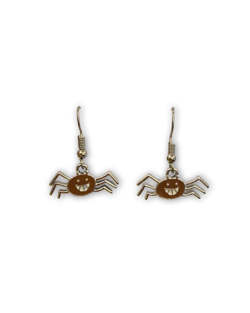 Spider drop earring