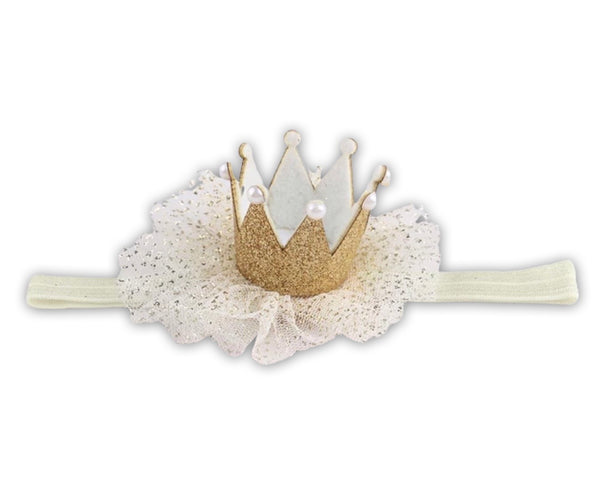 Gold Glitter Crown