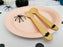 Plates, light powder pink