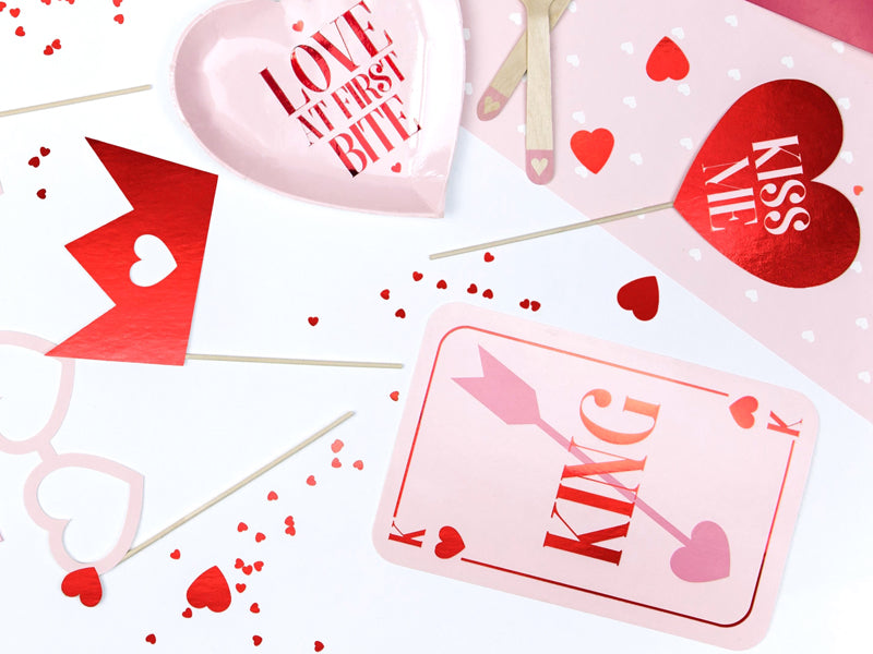 Props on a stick Valentines, mix
