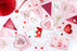 Confetti Hearts, red, 5mm