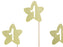 Cupcake toppers 1st Birthday, gold