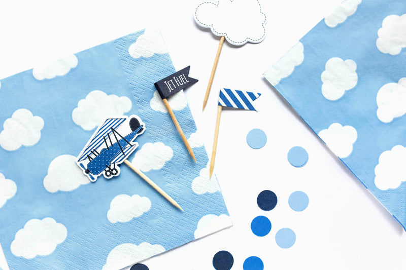 Little Plane Cupcake Toppers