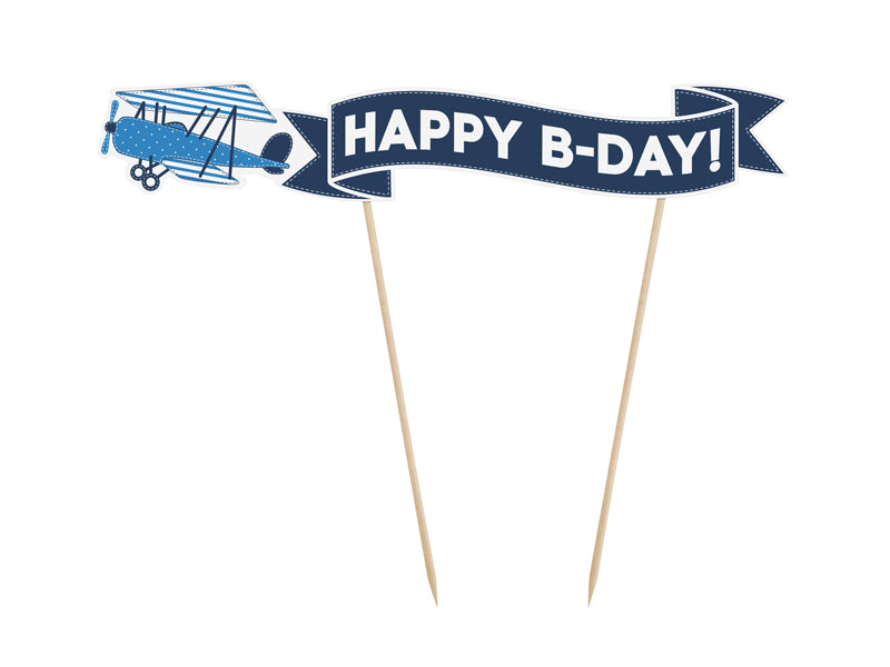 Cake Topper Little Plane