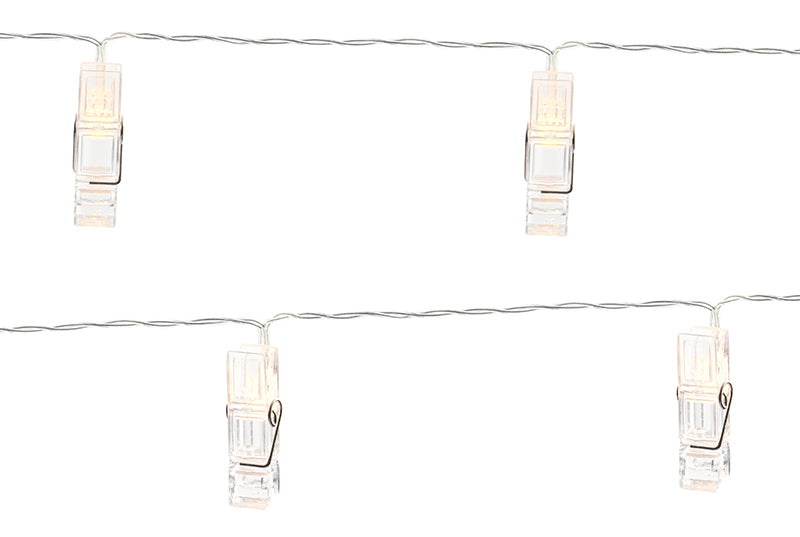 LED photo clips lights, clear