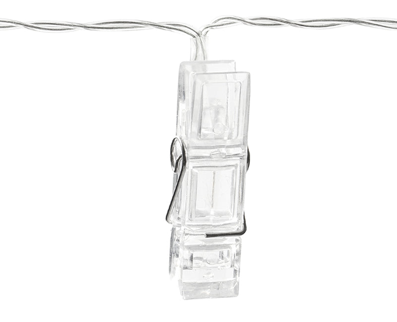LED photo clips lights, clear