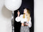 Balloon 1m, round,  white