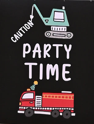 Caution - Party Ahead - Poster