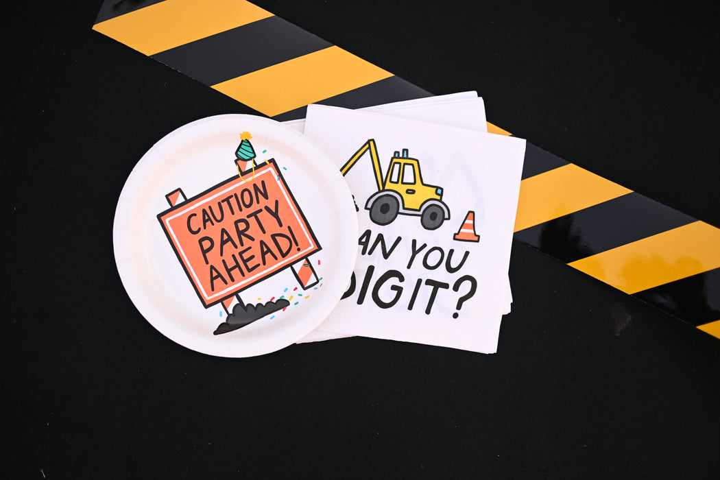 Caution - Party Ahead Plates!