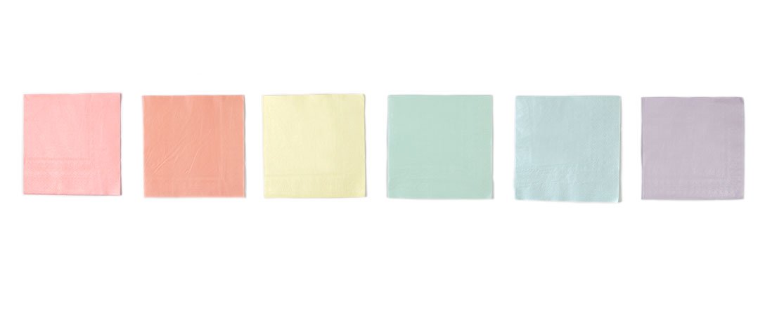 We Heart Pastels Pastel Napkins