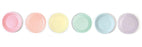 We Heart Pastel Round Paper Plates