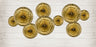 Decorative Rosettes, gold