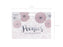 Decorative Rosettes Peonies, mix