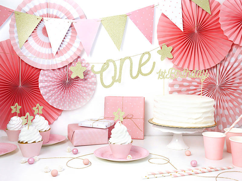 Decorative Rosettes, Blush Pink