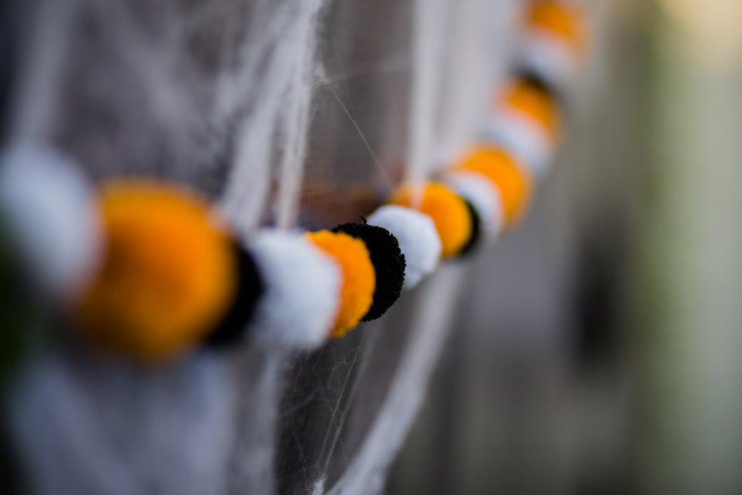 Mix pom pom Garland