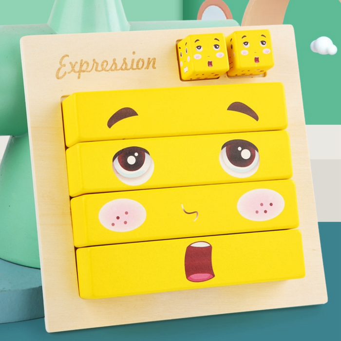 Face changing building blocks