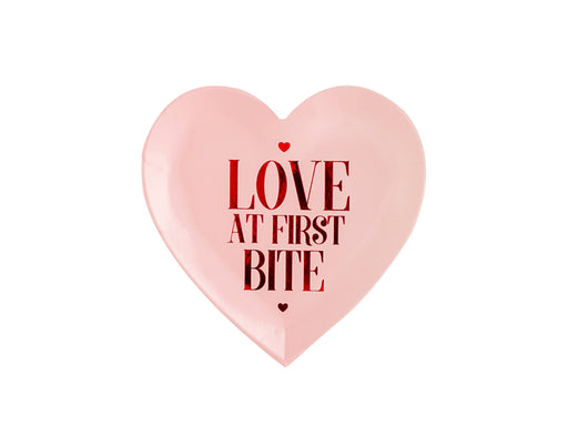 Plates Valentines - Love at first bite