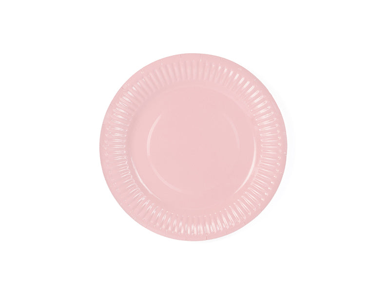 Plates, light powder pink