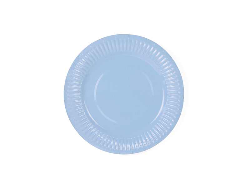 Plates, pale cornflower blue, 18cm