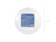 Plates, pale cornflower blue, 18cm