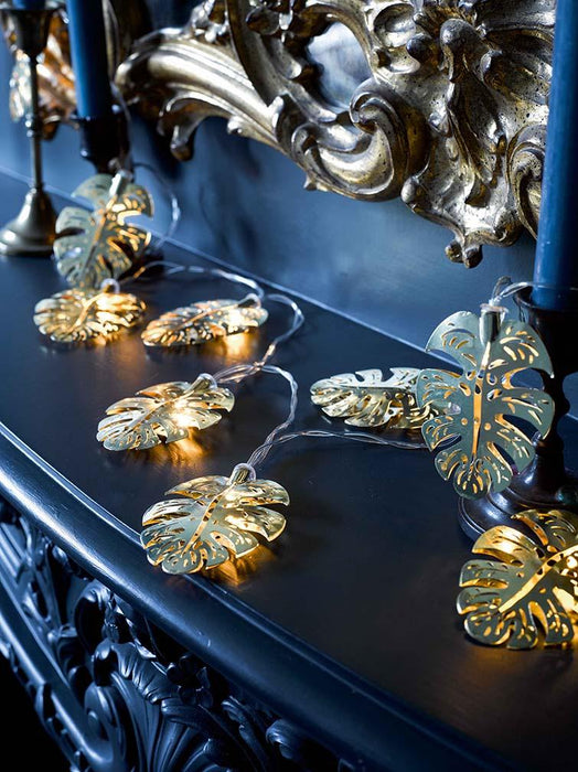 Emporium Gold Leaf String Lights