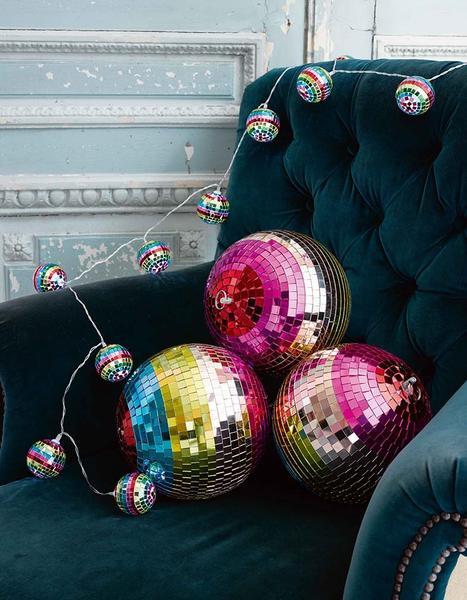 Boho Discoball String Lights