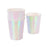 We Heart Pastels Iridescent Cups